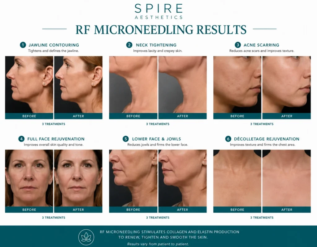 RF Microneedling Skin tightening Northolt results