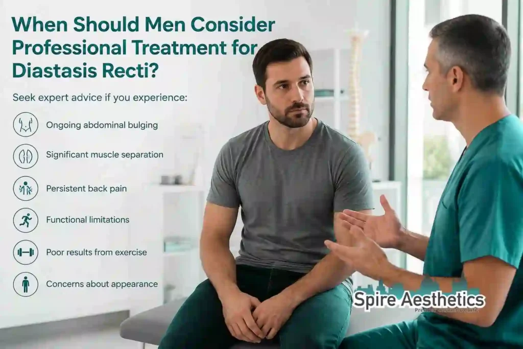 When Should Men Consider Professional Treatment for Diastasis Recti Northolt?